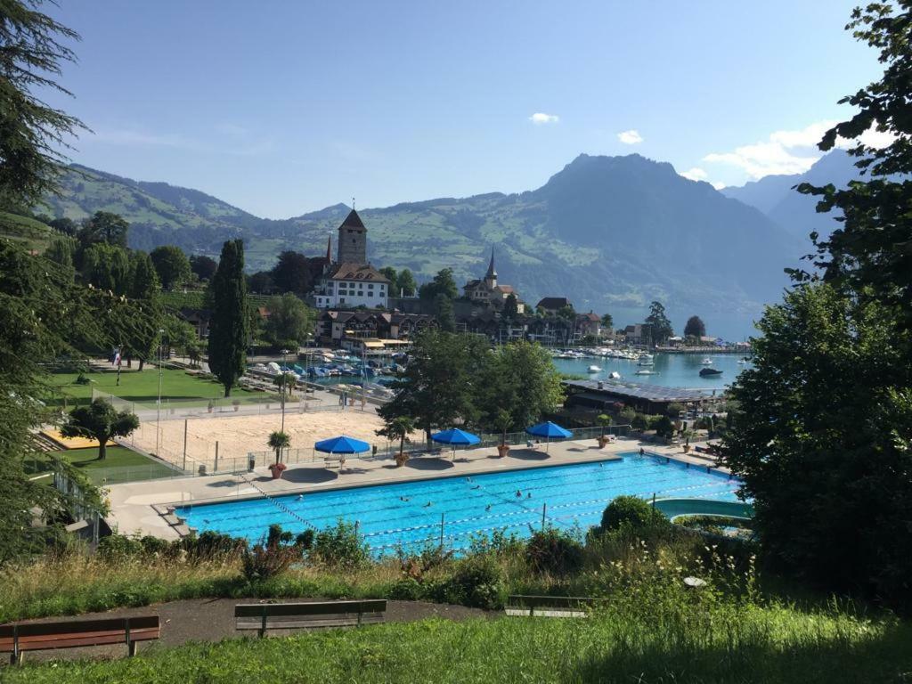 Ferienwohnung Ankerplatz Spiez Eksteriør bilde